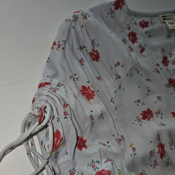 BILLABONG Blue Floral Mini dress - Picture 6 of 8